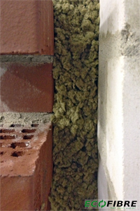 Ecofibre KD: Kerndämmung Querschnitt